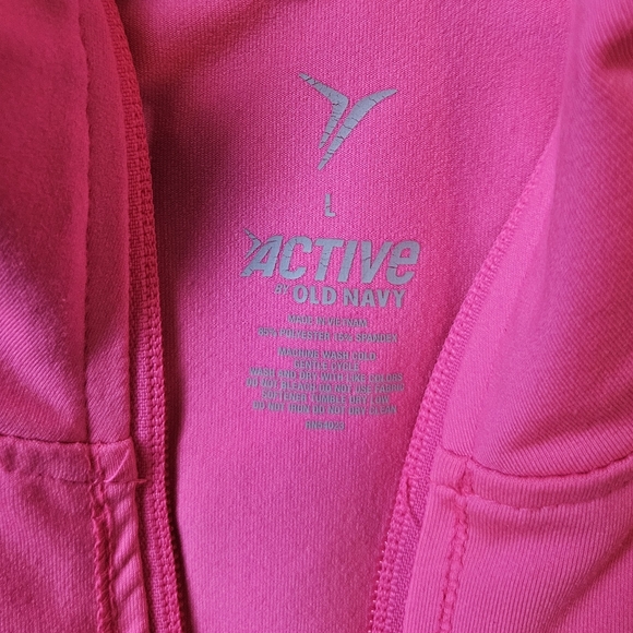 Form fitting exercise jacket w/thumb holes - Large - Picture 4 of 4